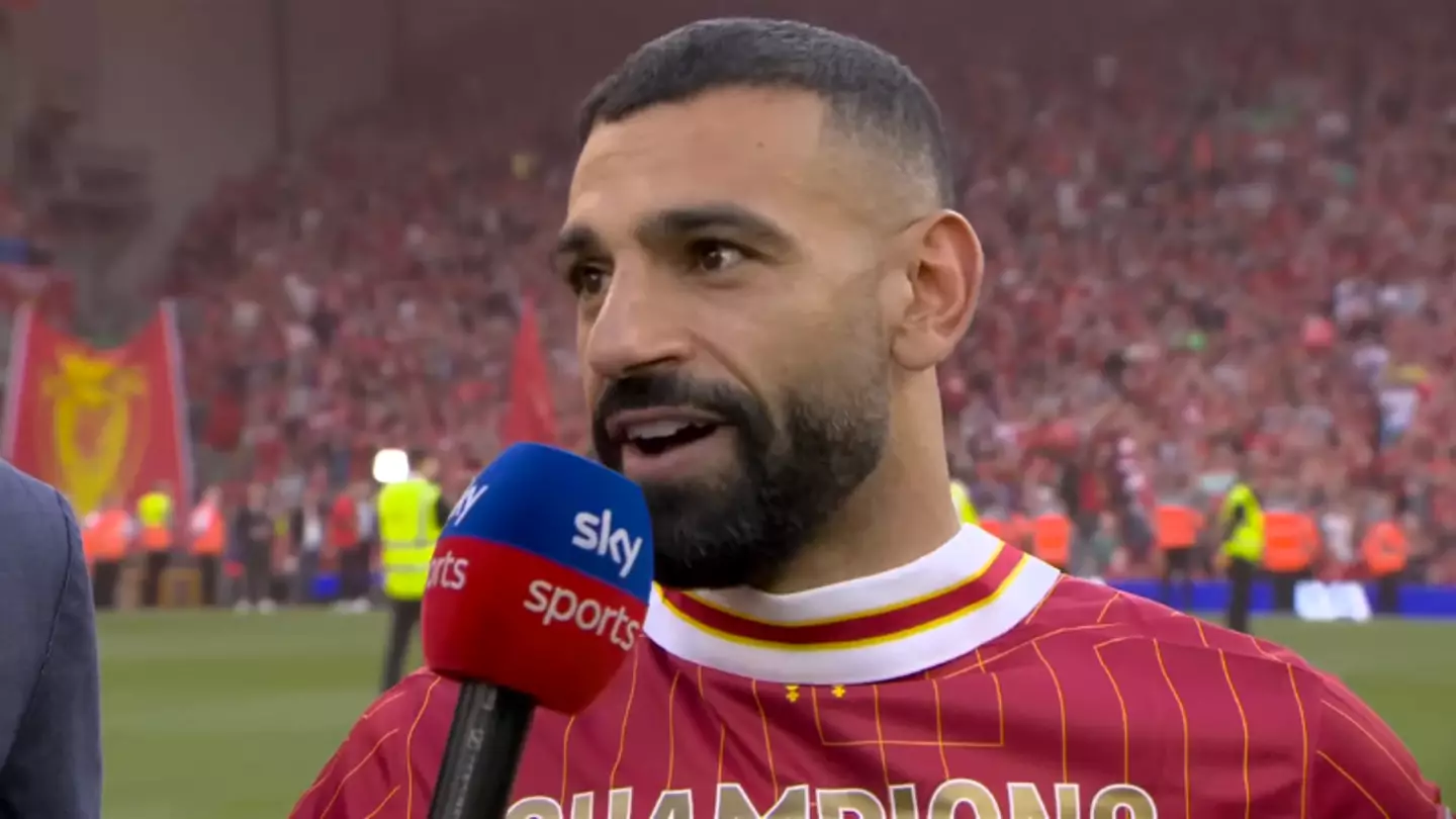 Mo Salah aims hilarious dig at Jurgen Klopp after Liverpool's Premier League title was confirmed