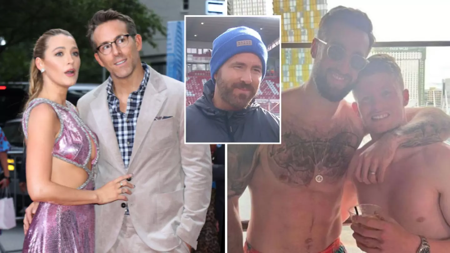 Ryan Reynolds says he has to shield wife Blake Lively from 'half-naked' Wrexham striker