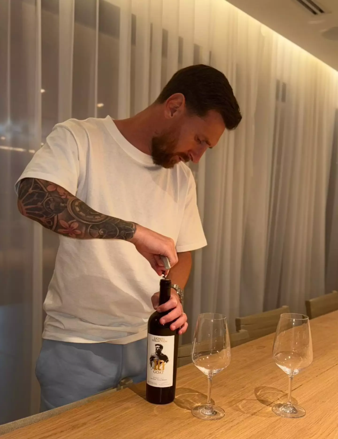 Lionel Messi posted to his Instagram story (Credit:Lionel Messi IG)