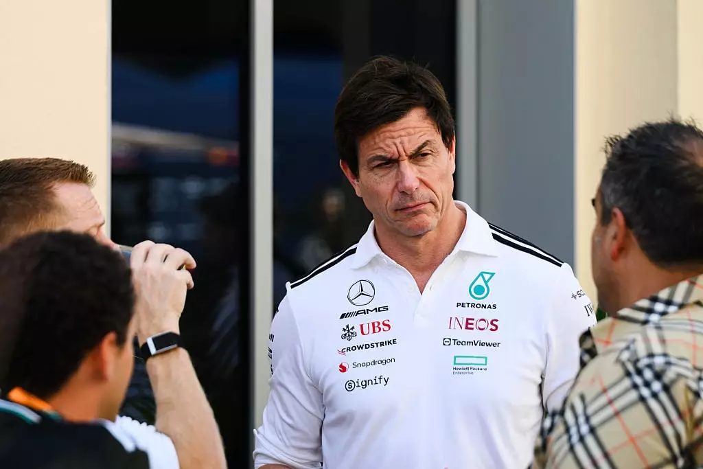 Mercedes boss Toto Wolff is not happy with rival teams. (Image: Ahmad AlShehab/NurPhoto via Getty Images)