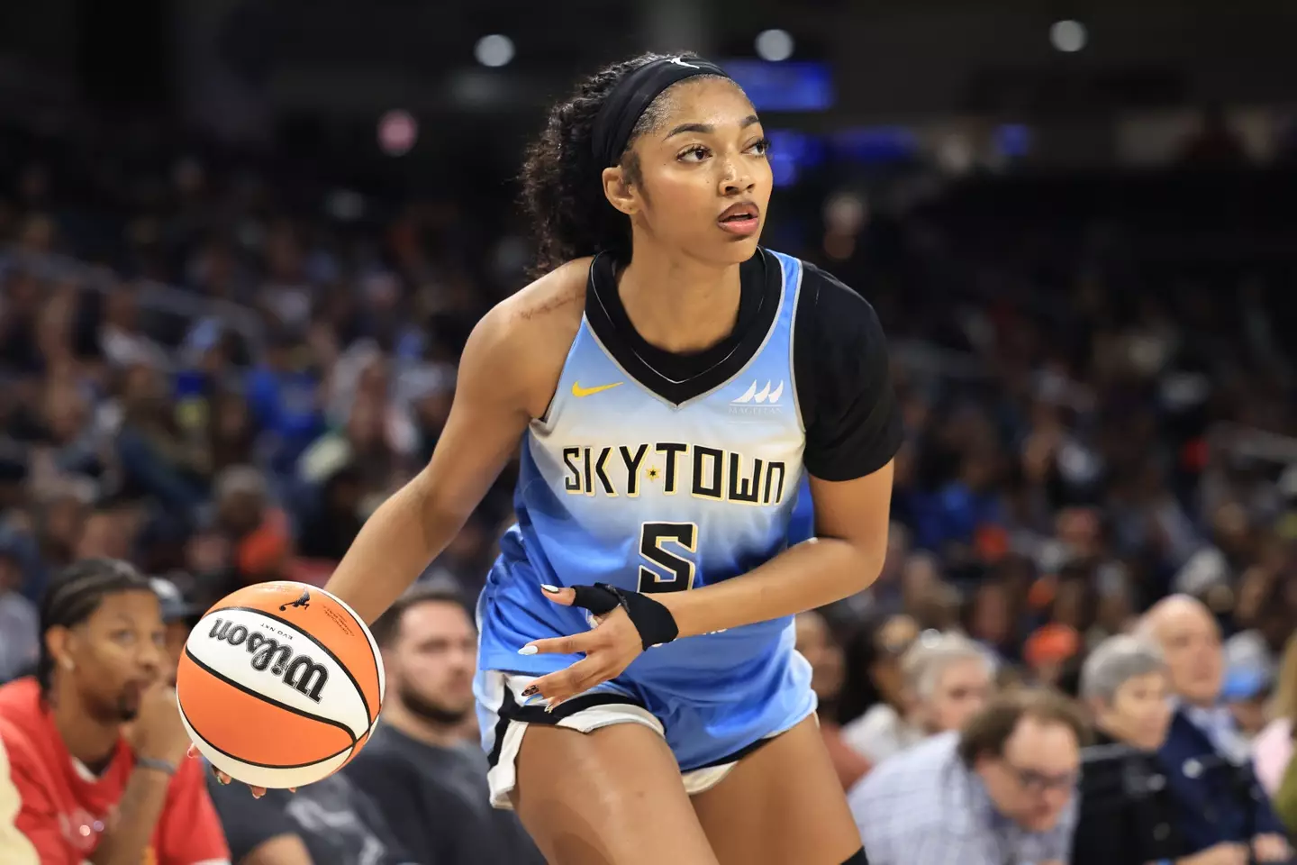Angel Reese of the Chicago Sky. Image: Geoff Stellfox / Contributor via Getty