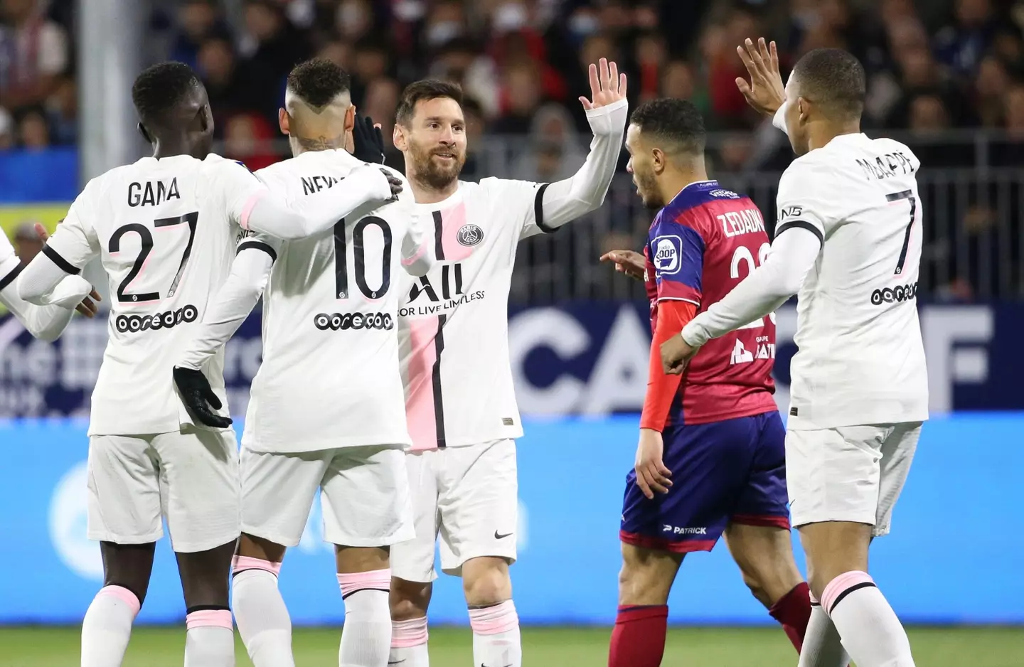 Messi set up three goals in PSG's 6-1 win over Clermont (Image: PA)