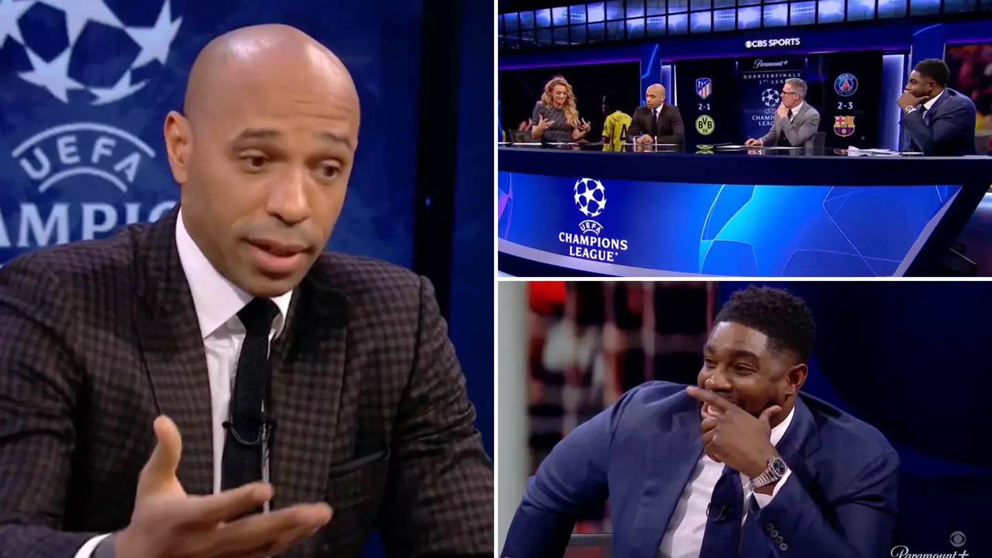 Thierry Henry schooled the CBS panel on how to speak English and it was hilarious