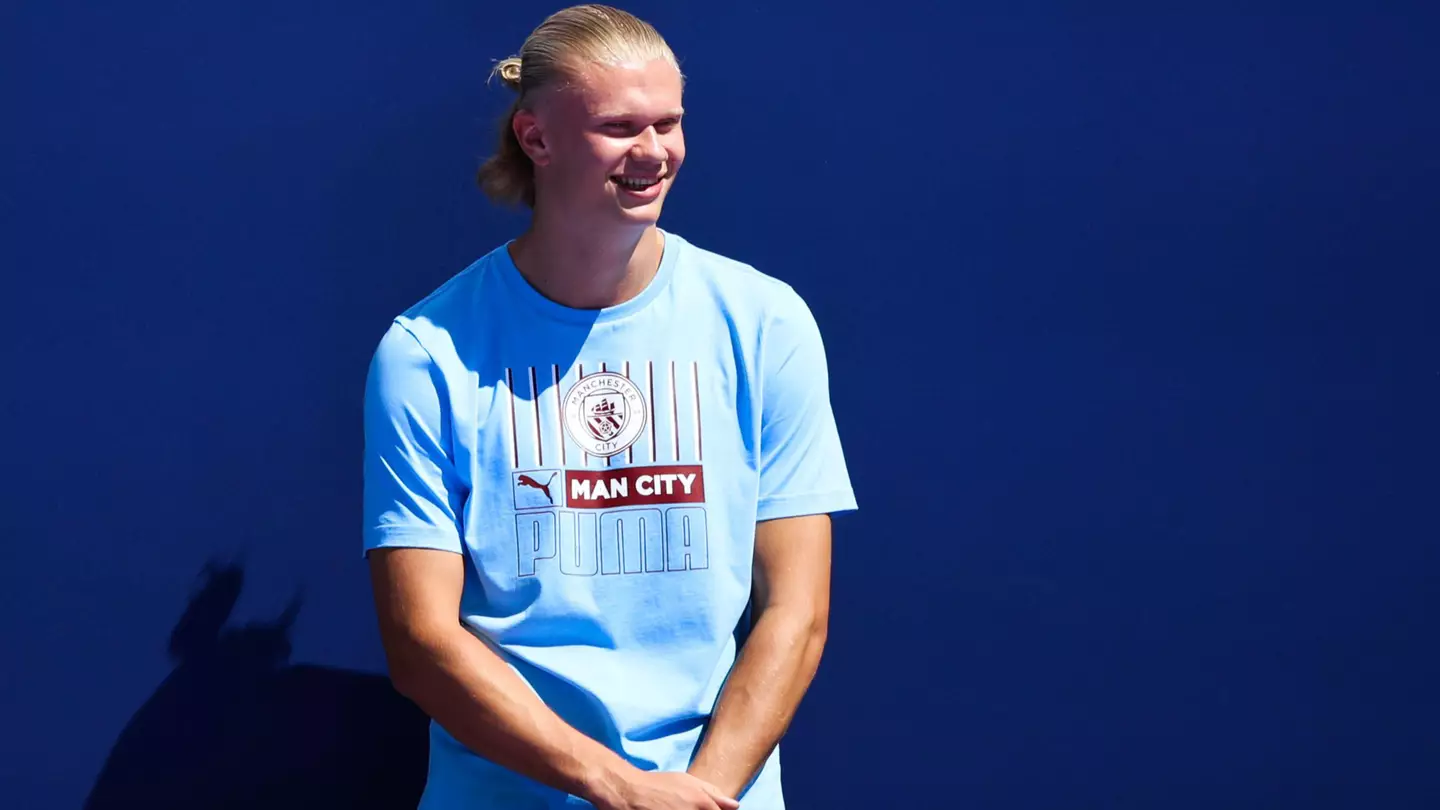 "The City Shoes!" - Erling Haaland Reveals Manchester City Affinity To Exclusive Sneaker