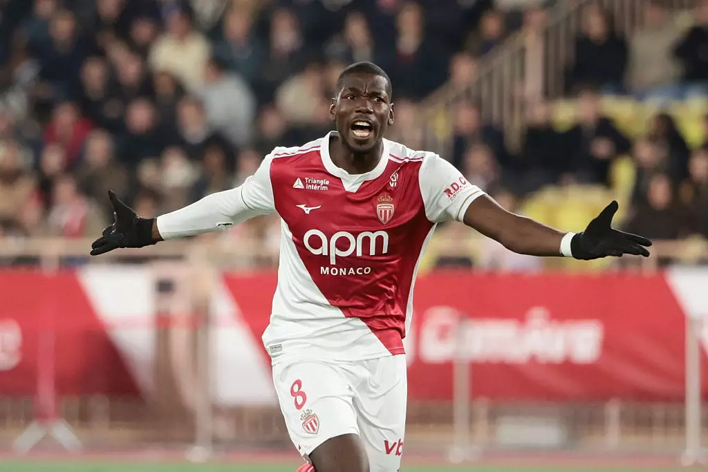 Pogba has made just three appearances for Monaco so far. (Image: Jean Catuffe/Getty Images)