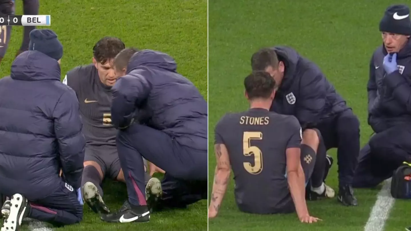 John Stones forced off nine minutes into England vs Belgium