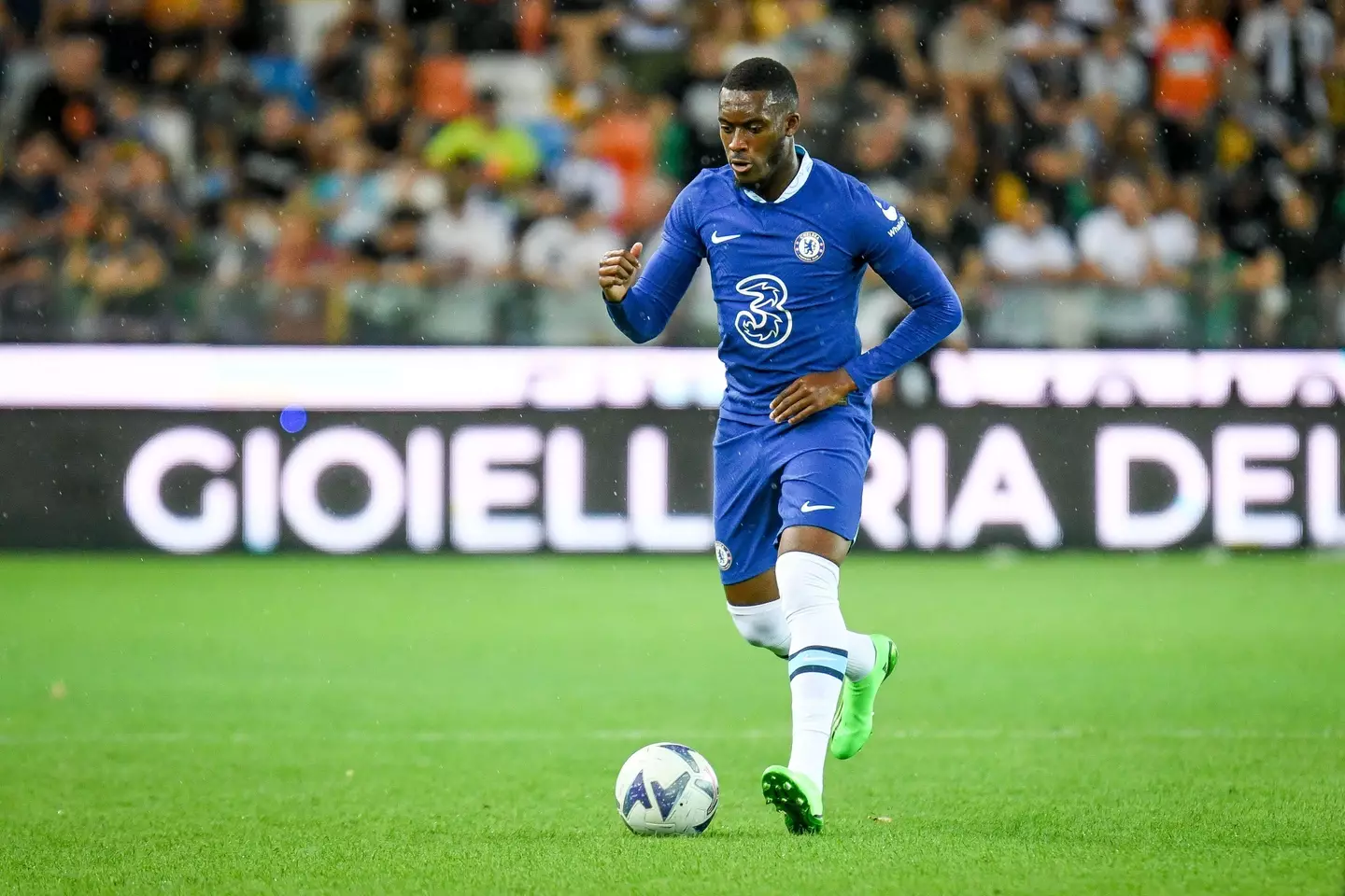 Chelsea's Callum Hudson Odoi portrait in action during Udinese Calcio vs Chelsea FC. (Alamy)