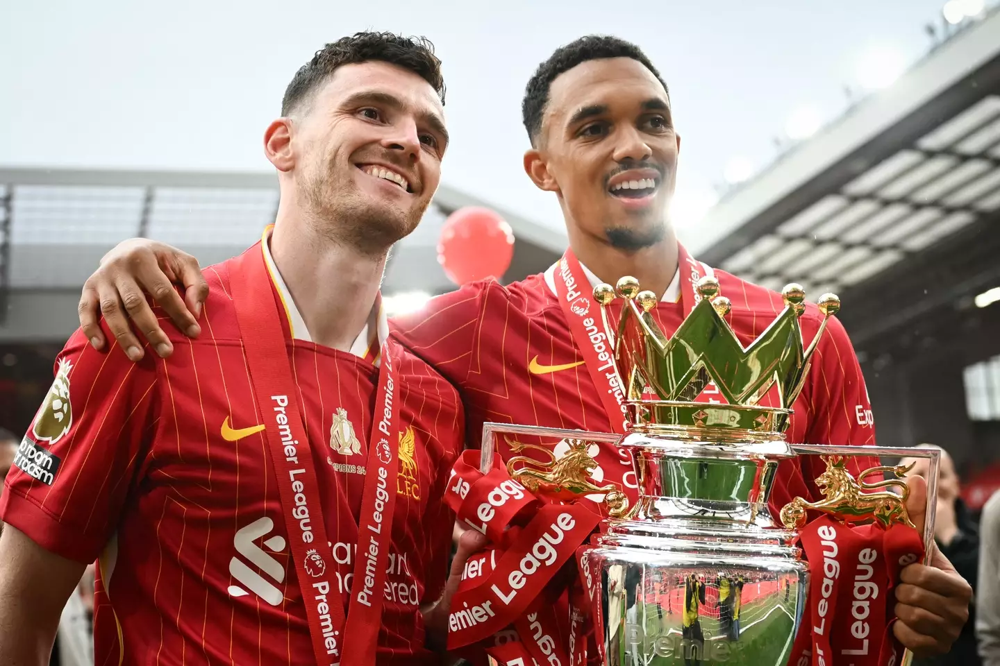 Andy Robertson could line up against Trent Alexander-Arnold. Image: Getty