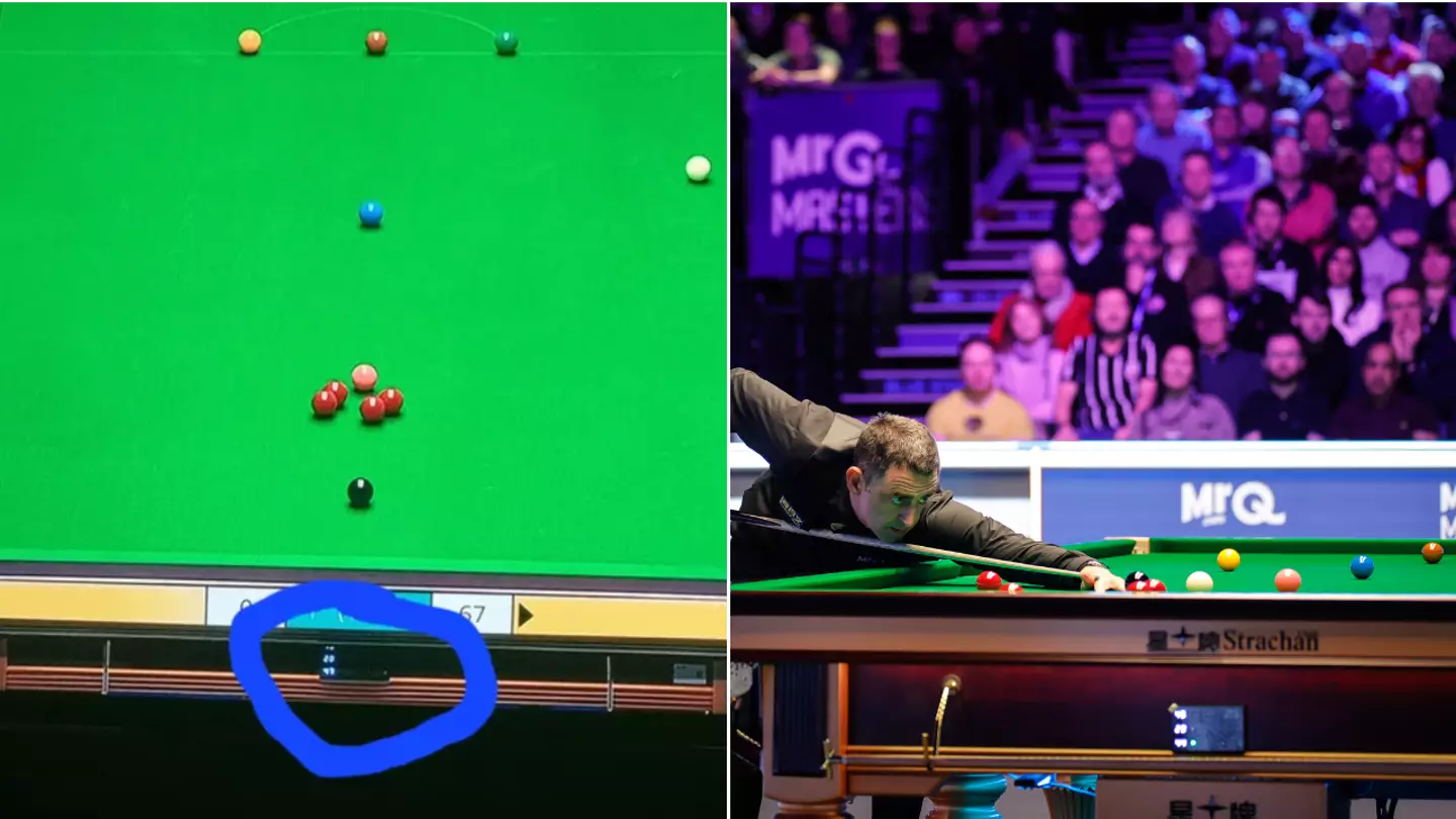 Fans are confused by unknown part of snooker table, but there's a simple explanation