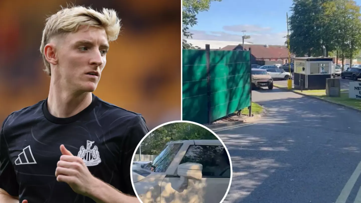 Anthony Gordon 'spotted' leaving Newcastle's training ground in new £190k car that has never been seen in the UK before