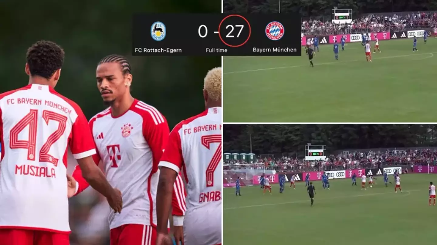 Bayern Munich just beat non-league side FC Rottach-Egern 27-0, FOUR players scored hat-tricks