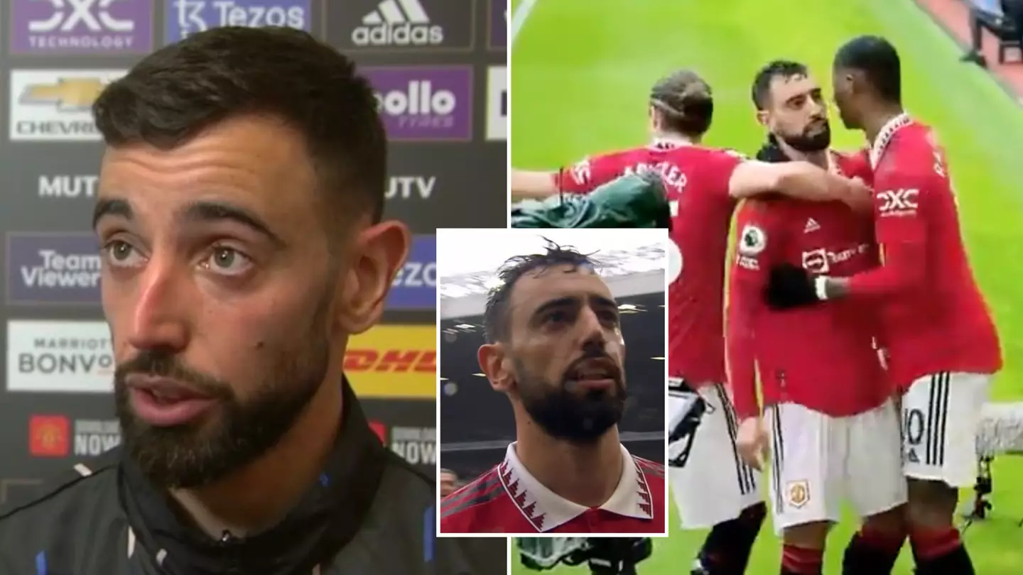 Bruno Fernandes took Aston Villa fans' chants personally, aims brutal dig as he explains goal celebration