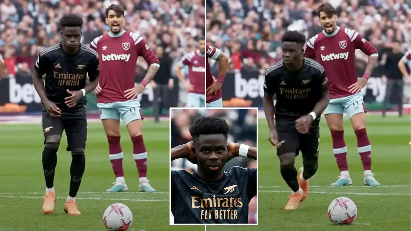 How West Ham star Lucas Paqueta broke the rules to force Bukayo Saka penalty miss against Arsenal