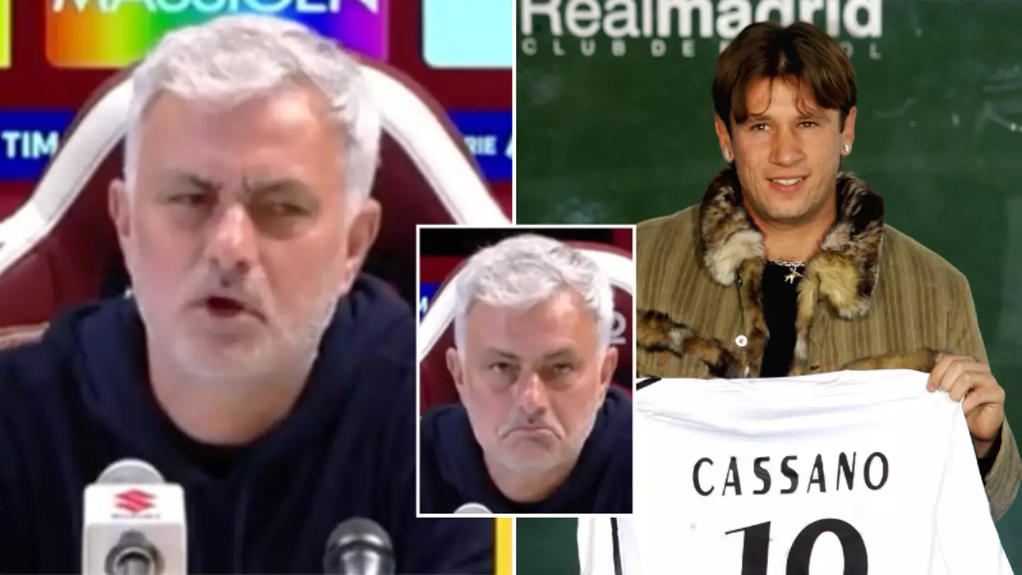 Jose Mourinho finishes Antonio Cassano after former striker claimed he 'doesn't give a s*** about football'