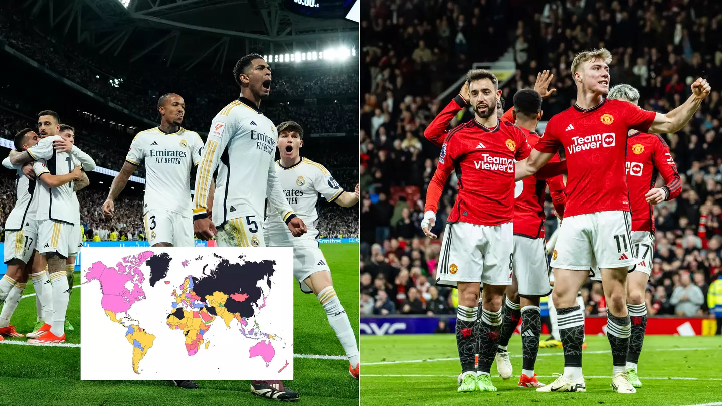 Map of every country's most searched foreign football team makes for fascinating reading