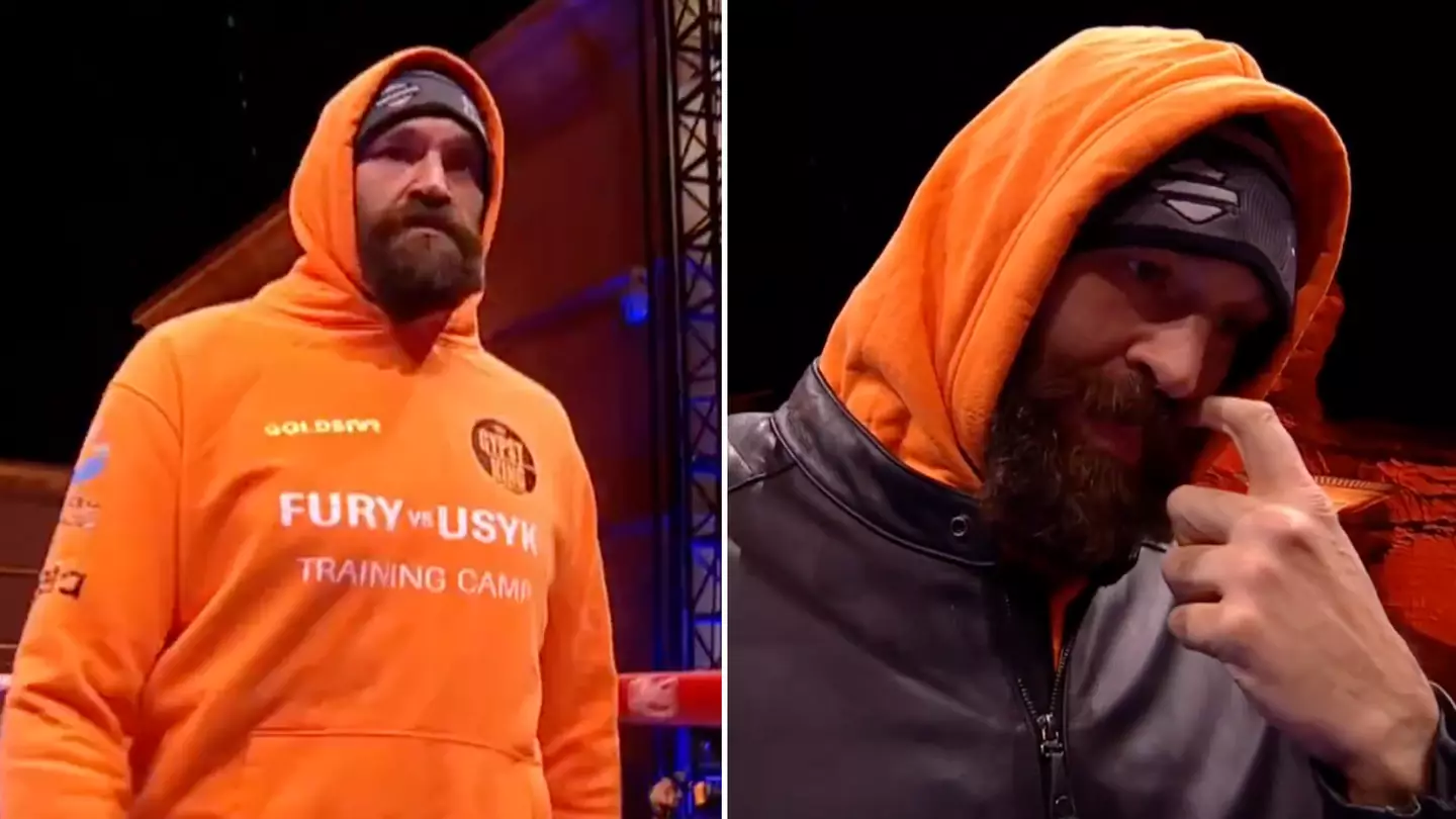 Tyson Fury's body language during interview just days before Oleksandr Usyk fight has seriously worried fight fans