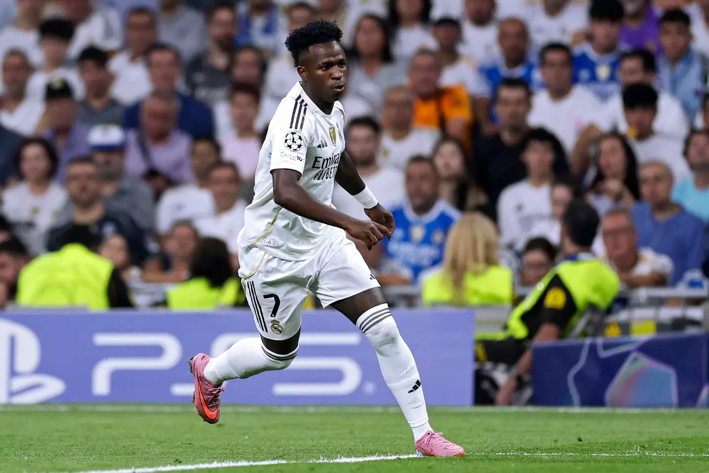 Vinicius Jr in action for Real Madrid. Image: Getty