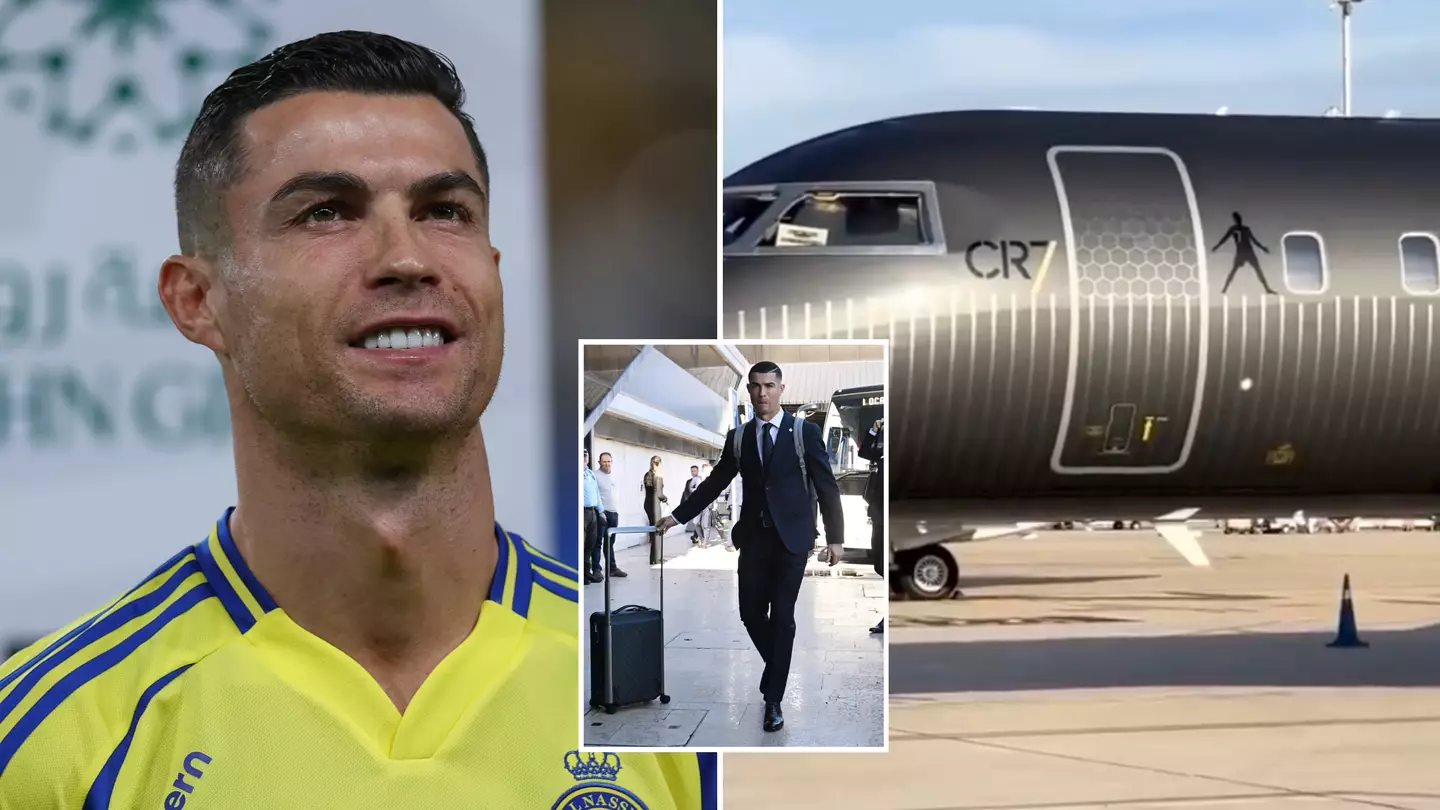 Cristiano Ronaldo's customised private jet worth $73,000,000 emerges online and the maintenance bill for it is mindblowing