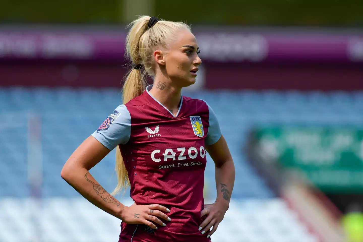 Aston Villa star Alisha Lehmann featured on Francis Bourgeois' YouTube channel. (