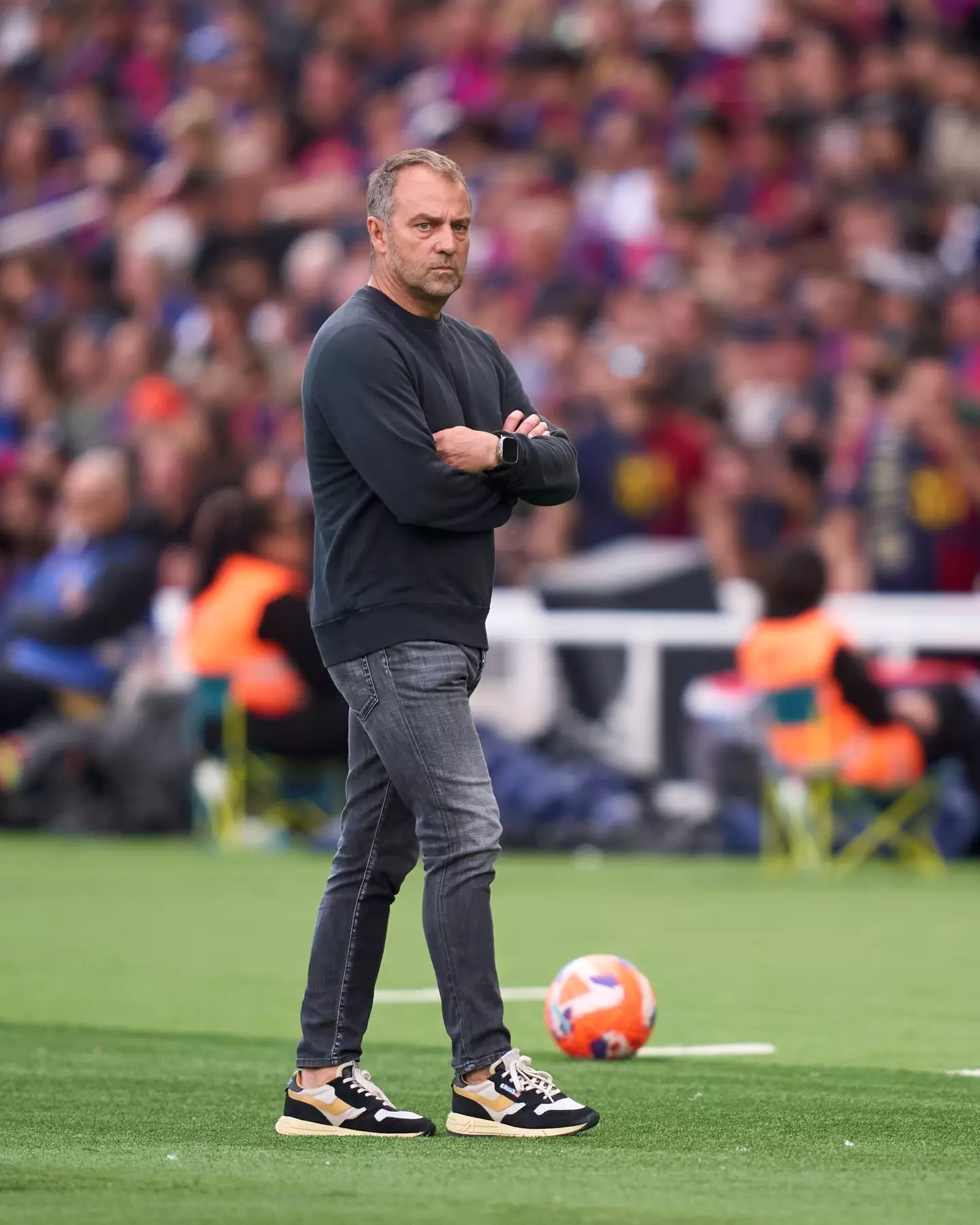 Barcelona are on course to win La Liga but are not happy with the referees. Image: Getty