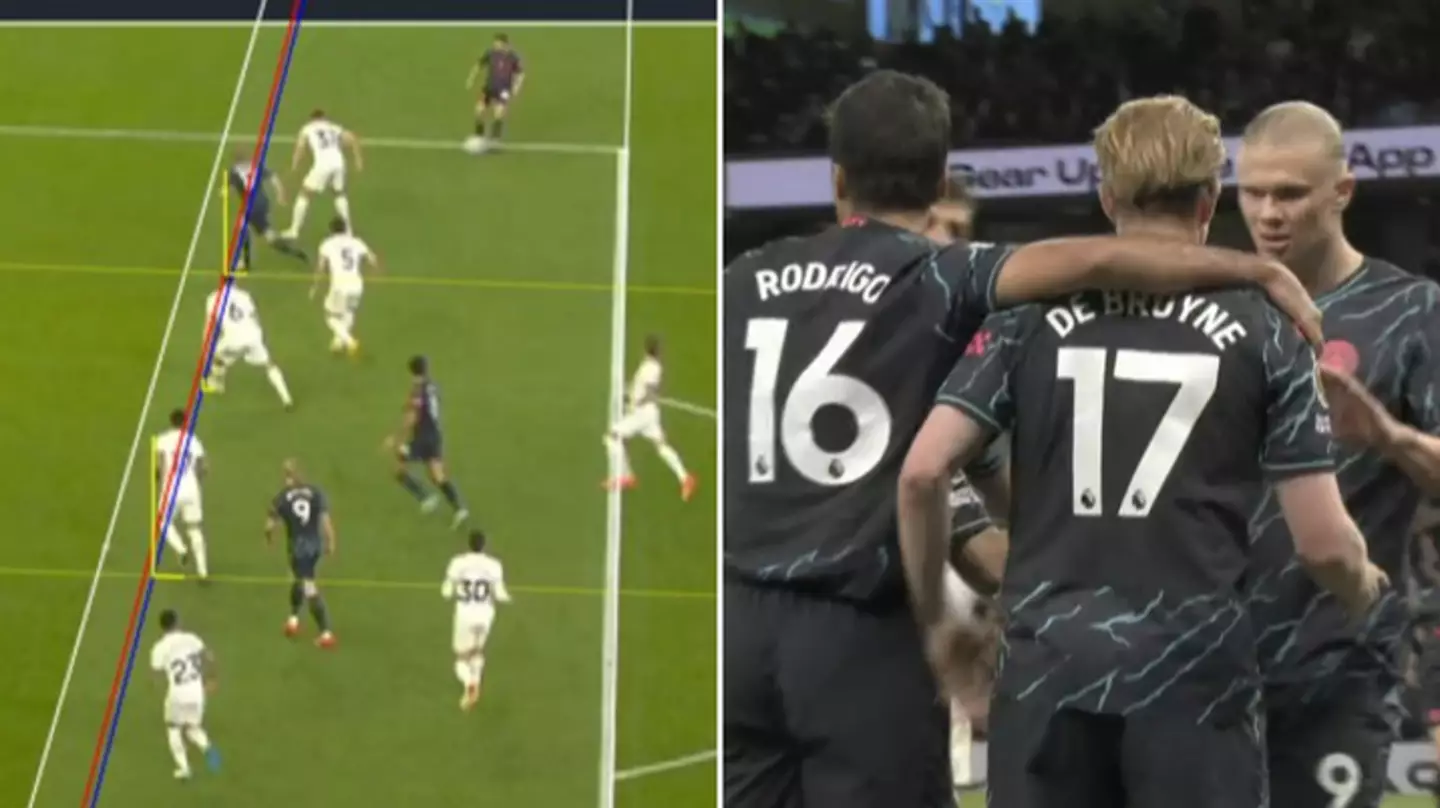 Viral post claims VAR made 'catastrophic mistake' for Man City goal in Spurs win that could cost Arsenal title