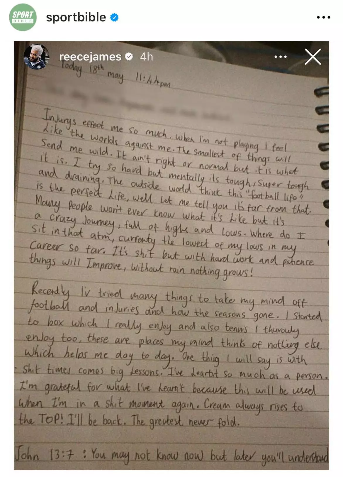 Image credit: Instagram/reecejames