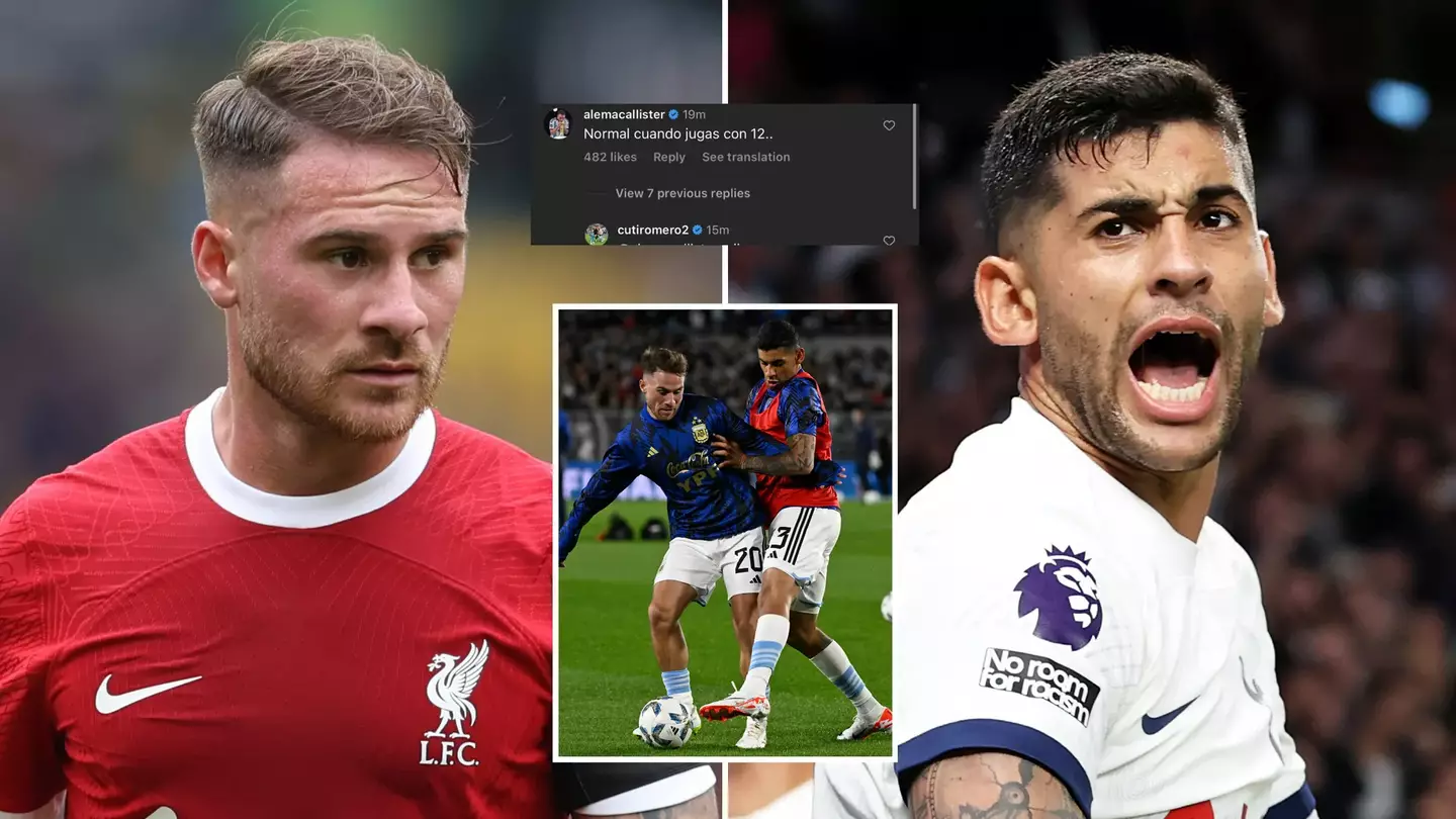International teammates clash online after Tottenham Hotspur's controversial win over Liverpool, it got spicy