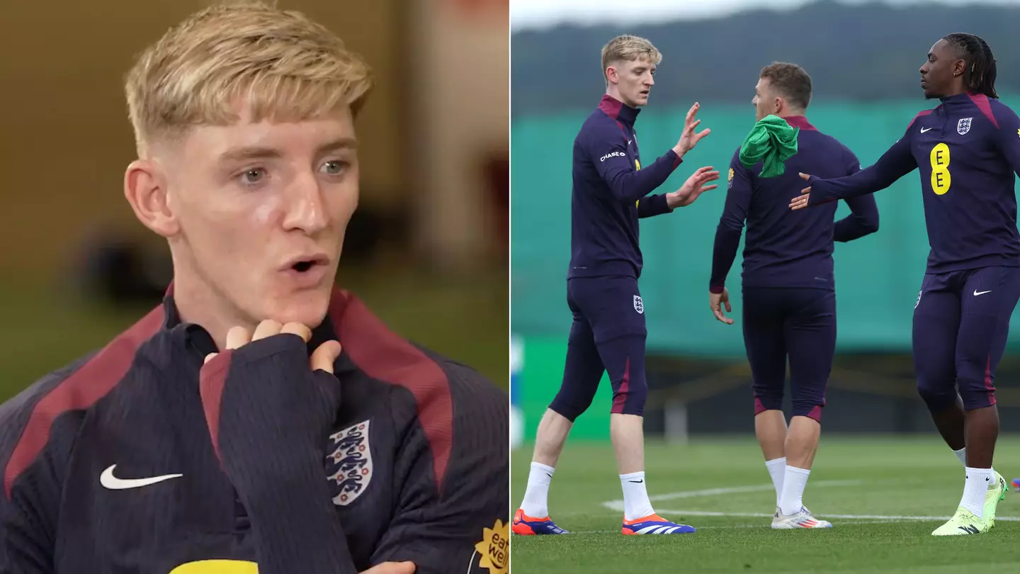 Anthony Gordon names the England player who is "different to the rest of us"