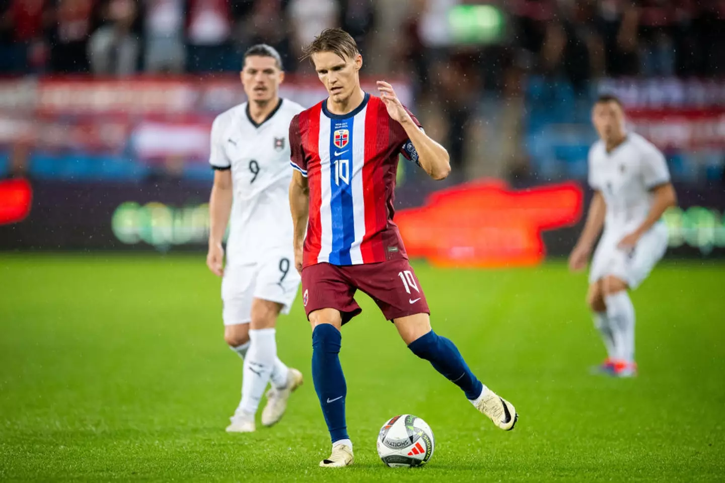 Martin Odegaard has made 61 appearances for the Norway national team (Image: Getty)