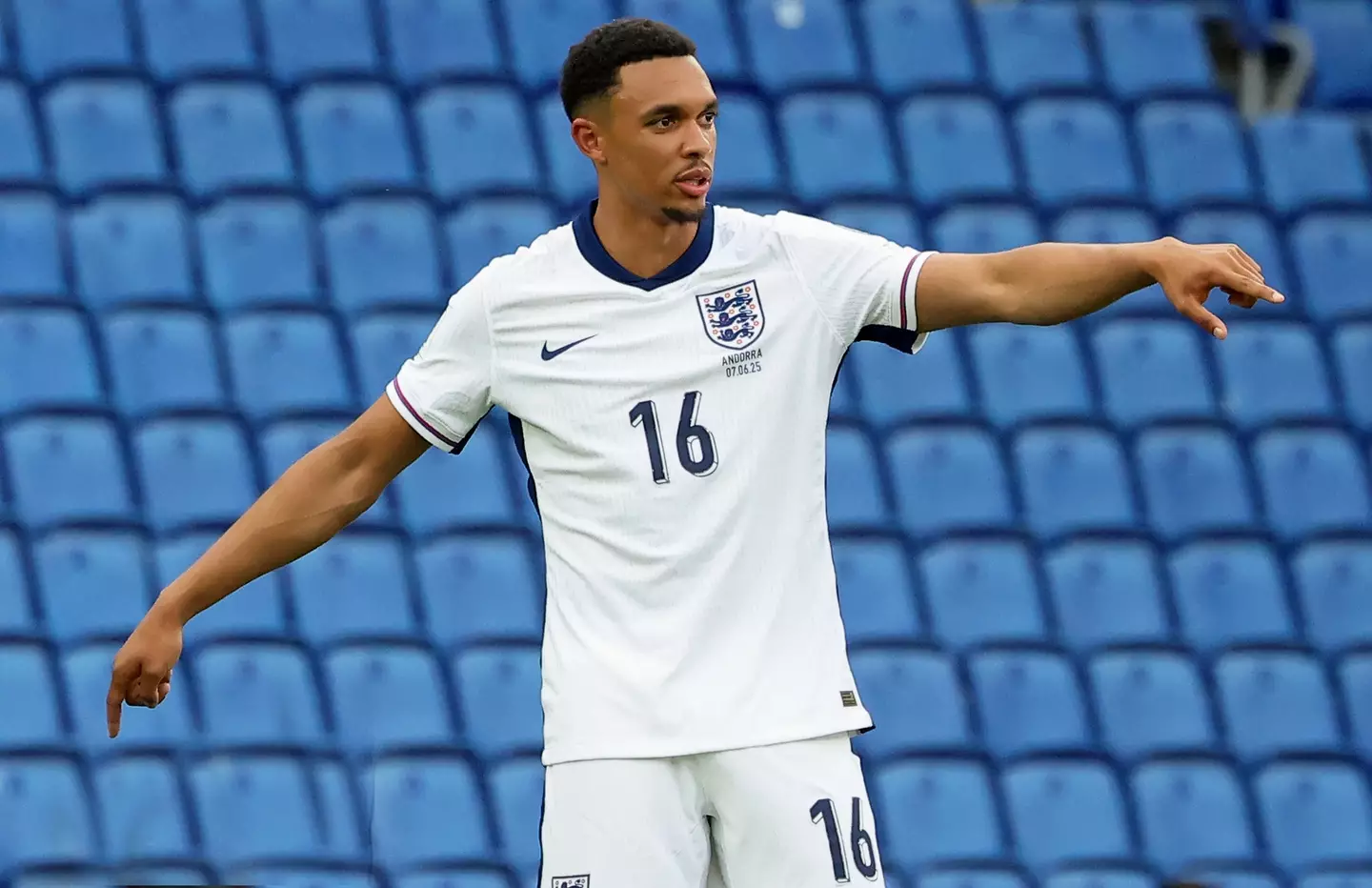Trent Alexander-Arnold in action for England. Image: Getty