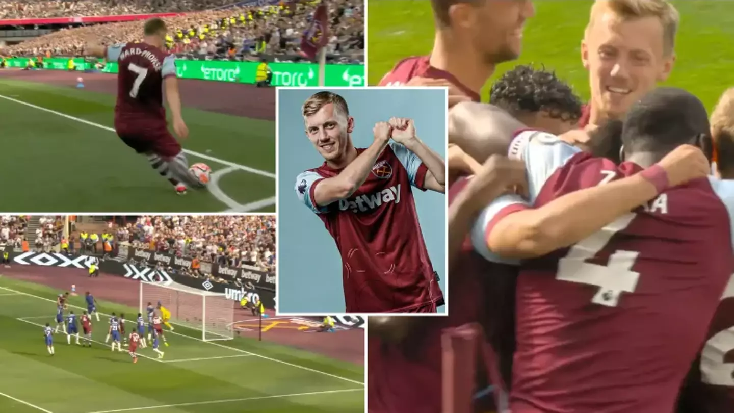 James Ward-Prowse gets an assist from a corner on West Ham debut, he's a cheat code