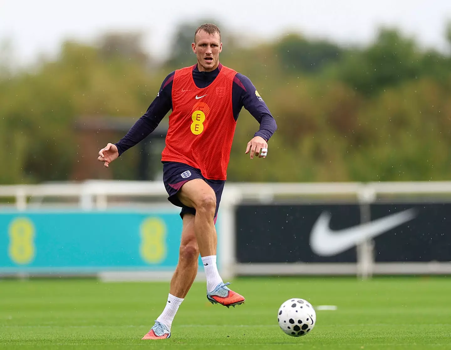 Dan Burn in England training (Credit:Getty)