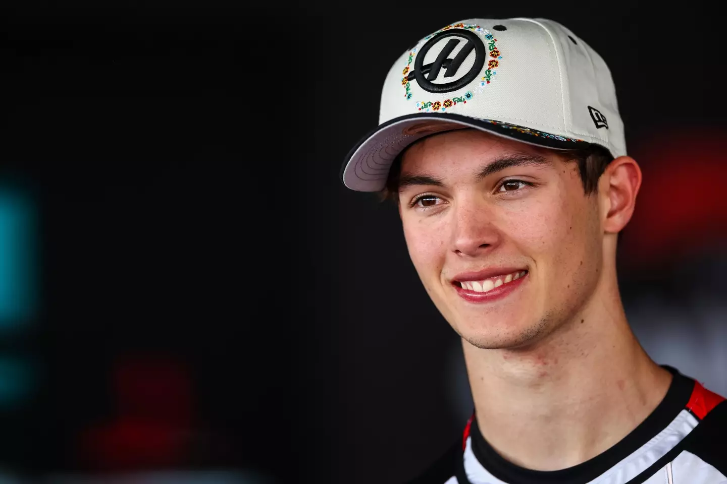 Oliver Bearman celebrates getting the fourth position during the Mexico Grand Prix. Image credit: Getty