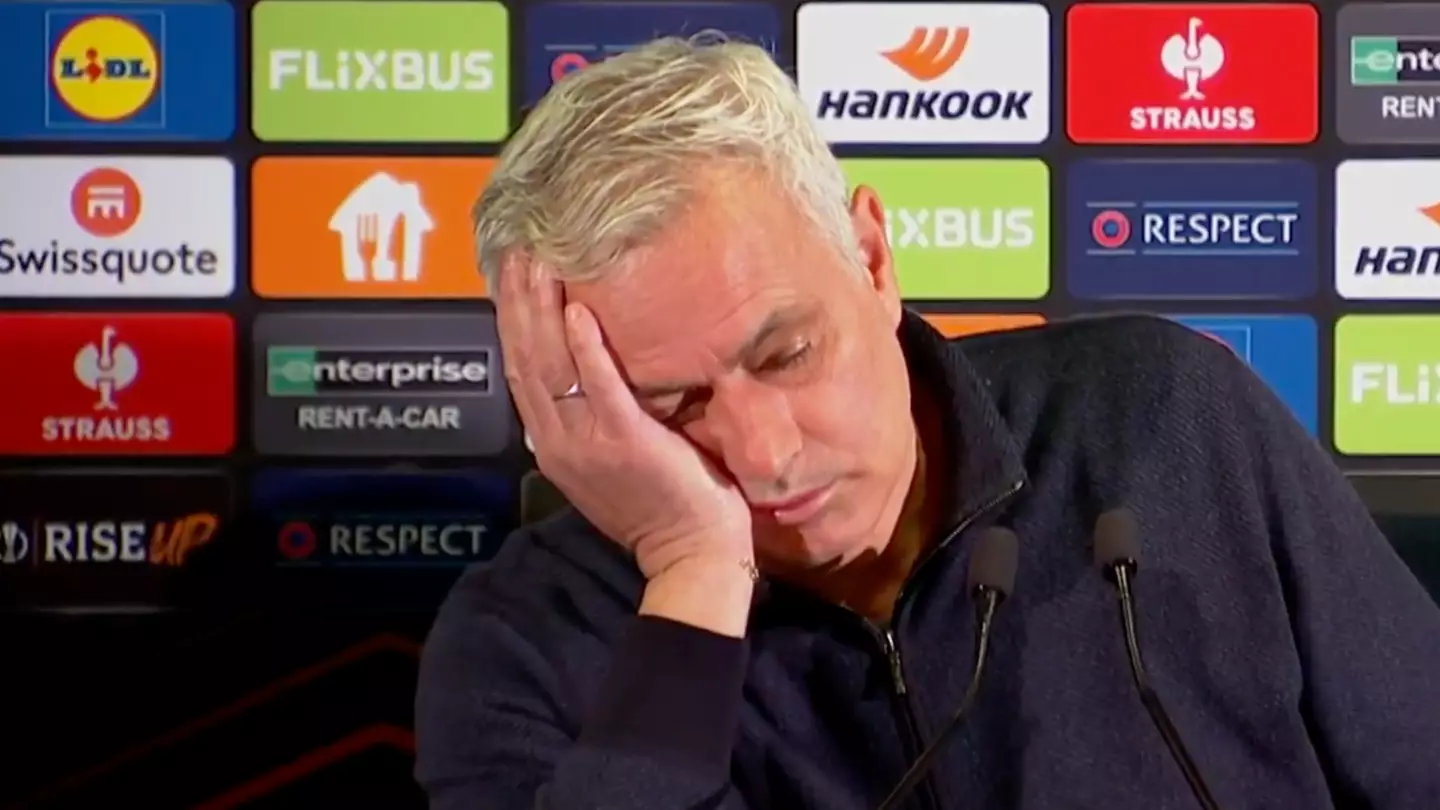 Jose Mourinho called out by his own fans for what he did in press conference after Fenerbahce loss to Rangers