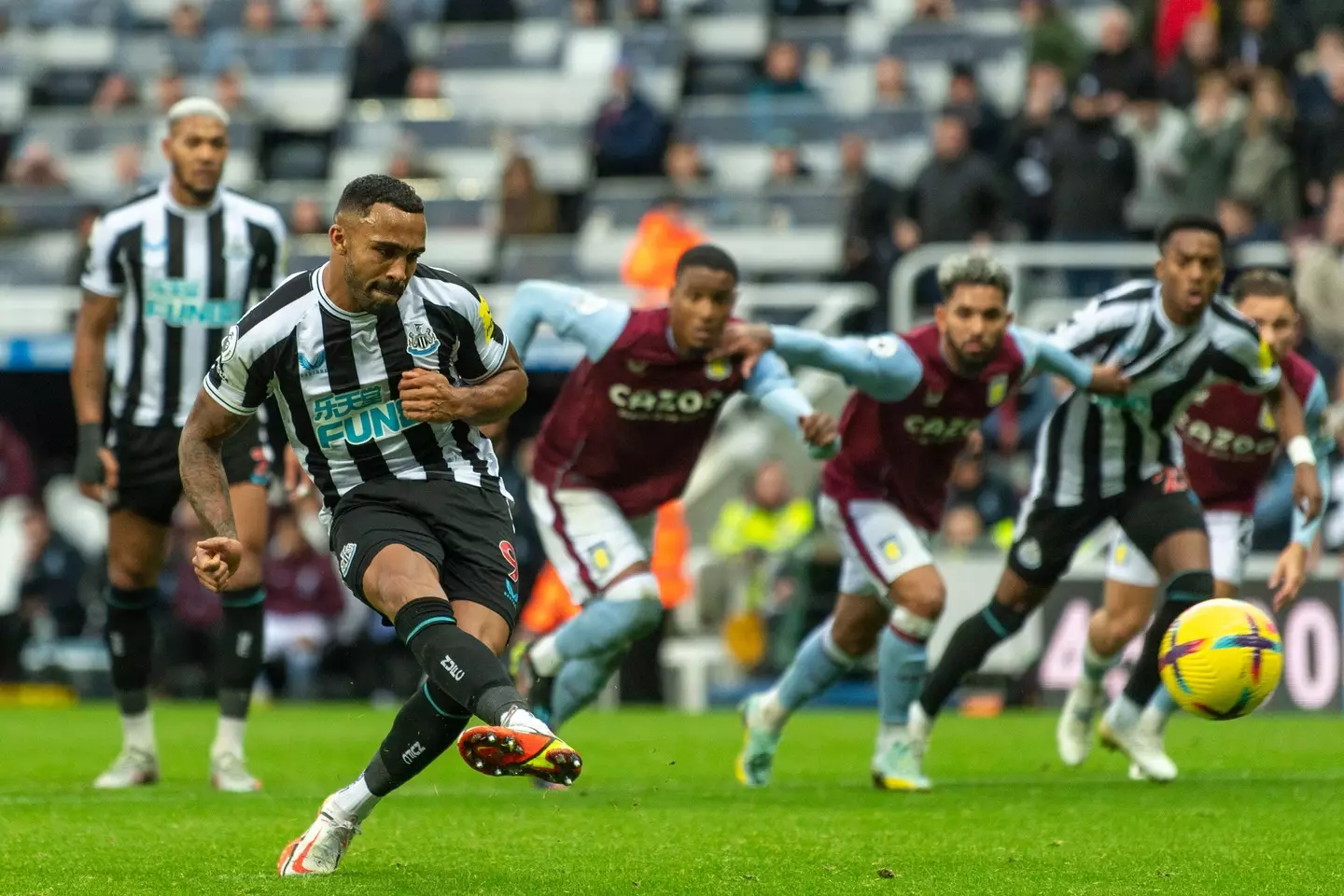 Newcastle United are in the midst of the Premier League penalties table. (