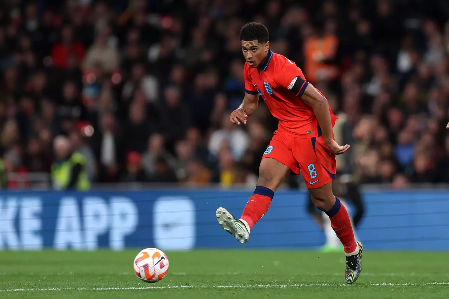 Jude Bellingham for England. (Alamy)