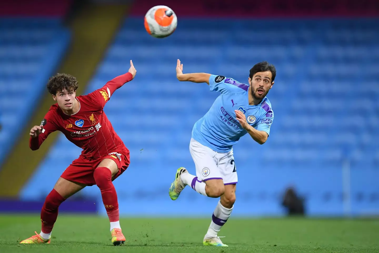Bernardo Silva did not participate in the guard of honour. Image: Getty
