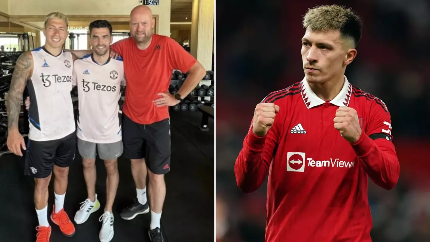 Lisandro Martinez sends Man Utd fans three-word message in exciting injury update from gym