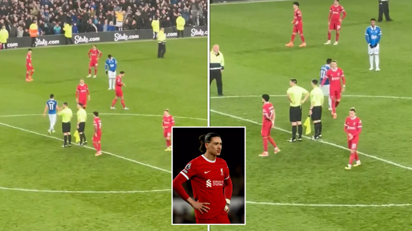 Liverpool fans furious after spotting what Darwin Nunez did at Goodison Park after Everton defeat