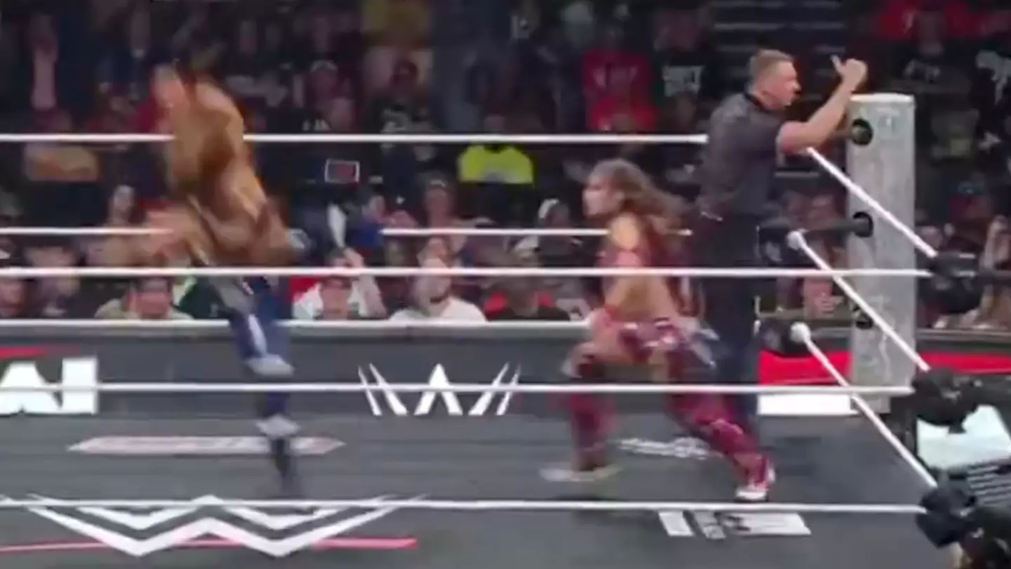 WWE star suffers gruesome knee injury after landing goes wrong as they're forced to cut broadcast