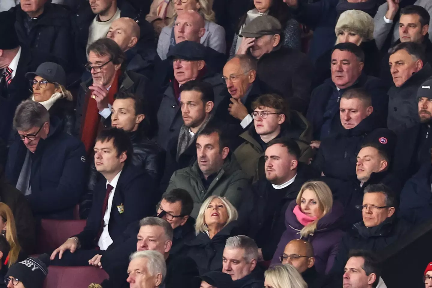 Ferguson was in the Old Trafford crowd alongside Littler in January last year. Image credit: Getty
