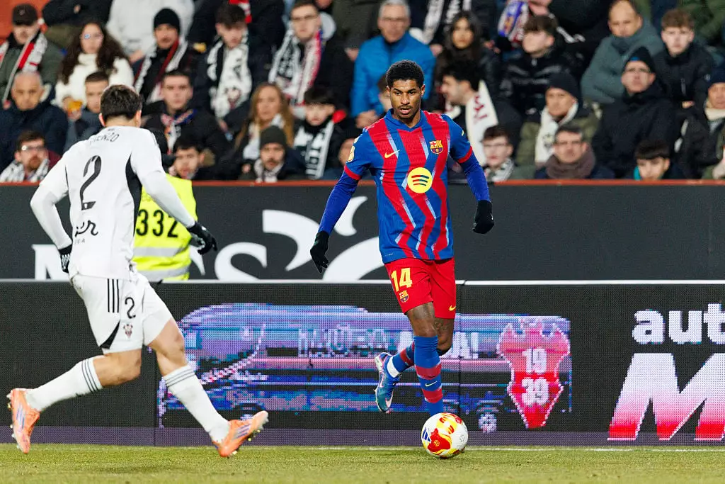 Marcus Rashford for Barcelona (credit: getty)