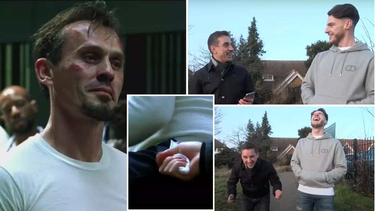 Gary Neville Hilariously Tells Declan Rice That Wayne Rooney Called Him T-Bag For 'Years' And Does Incredible Impression