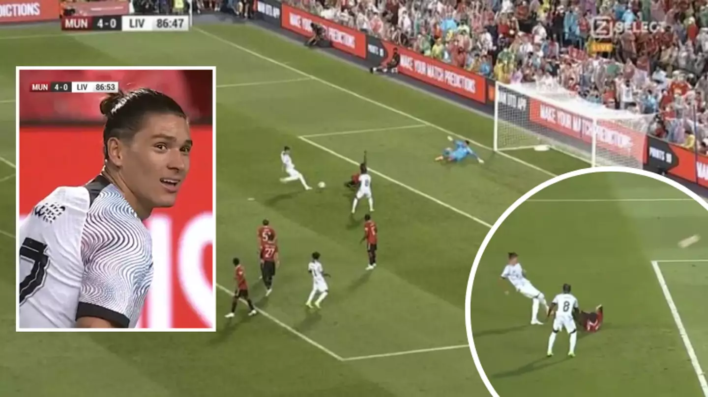 Darwin Nunez Skies Sitter During Pre Season Friendly Against Manchester United