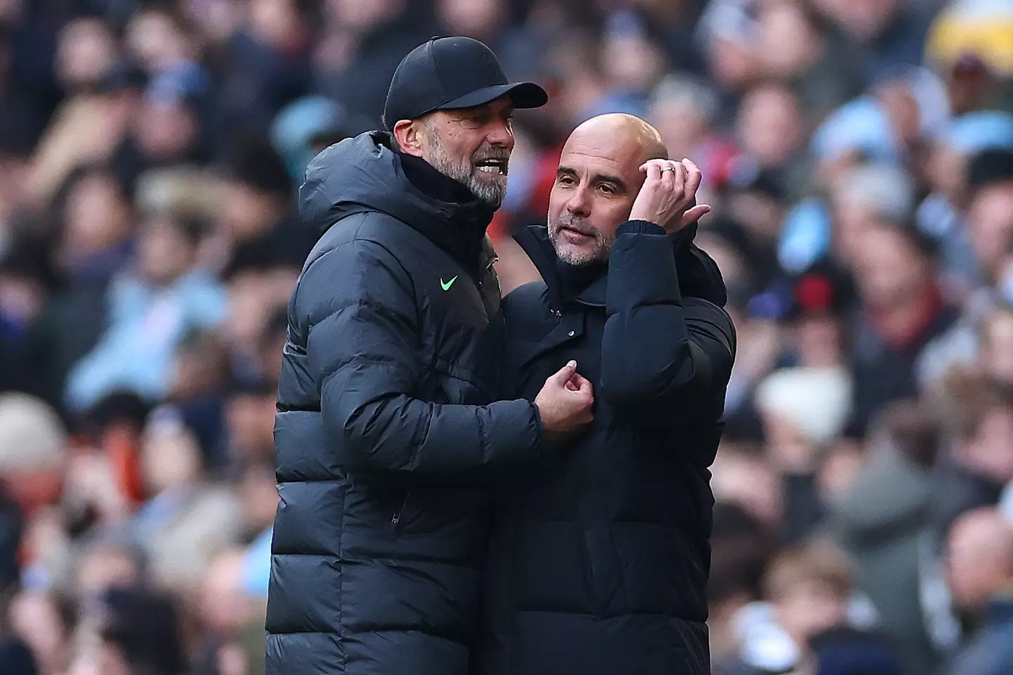 Klopp and Guardiola constantly push one another. (Image