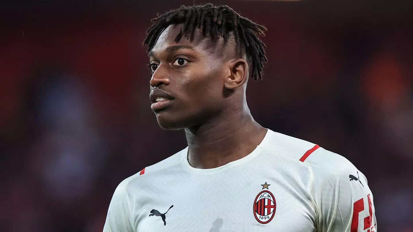 AC Milan's Rafael Leao is a target for Chelsea. (Alamy)