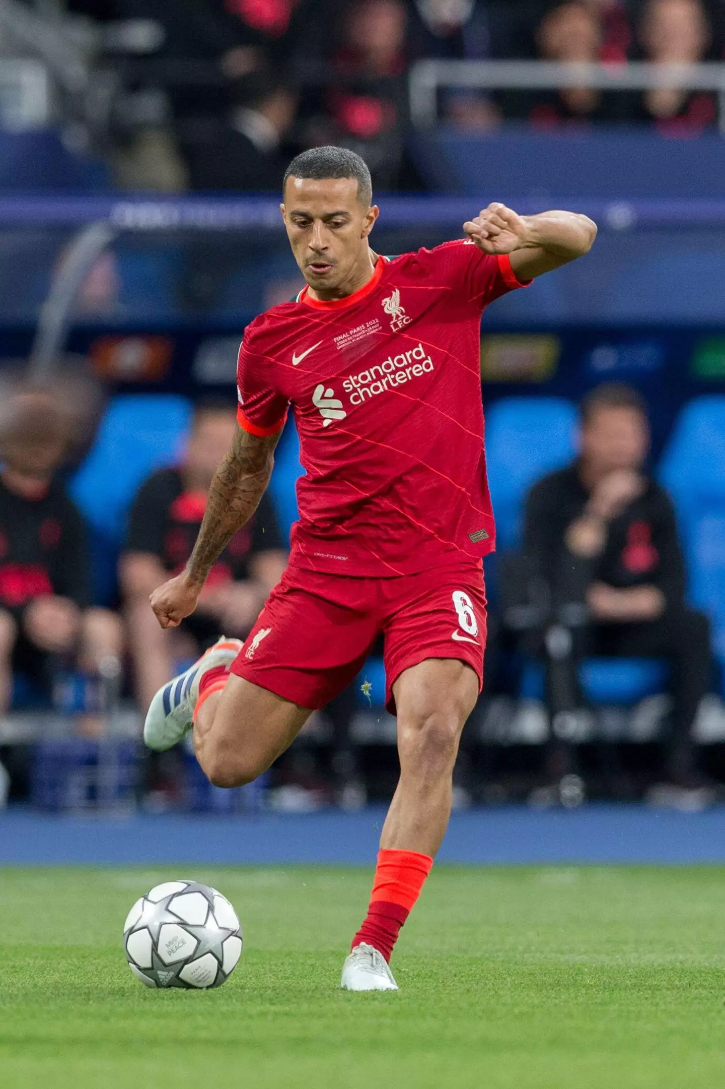 Thiago Alcantara in action for Liverpool. Image