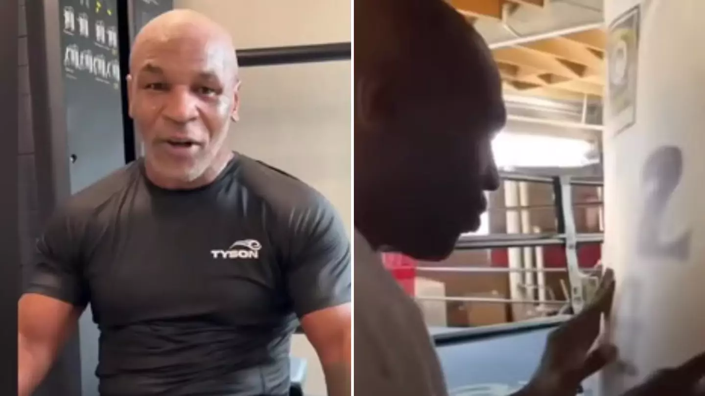 Mike Tyson reveals genius reason he writes numbers on his punching bag ahead of Jake Paul fight