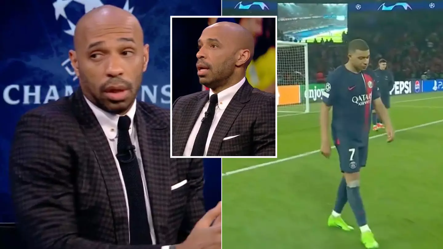 Fans are not happy with what Thierry Henry said about Kylian Mbappe after PSG crash out of Champions League