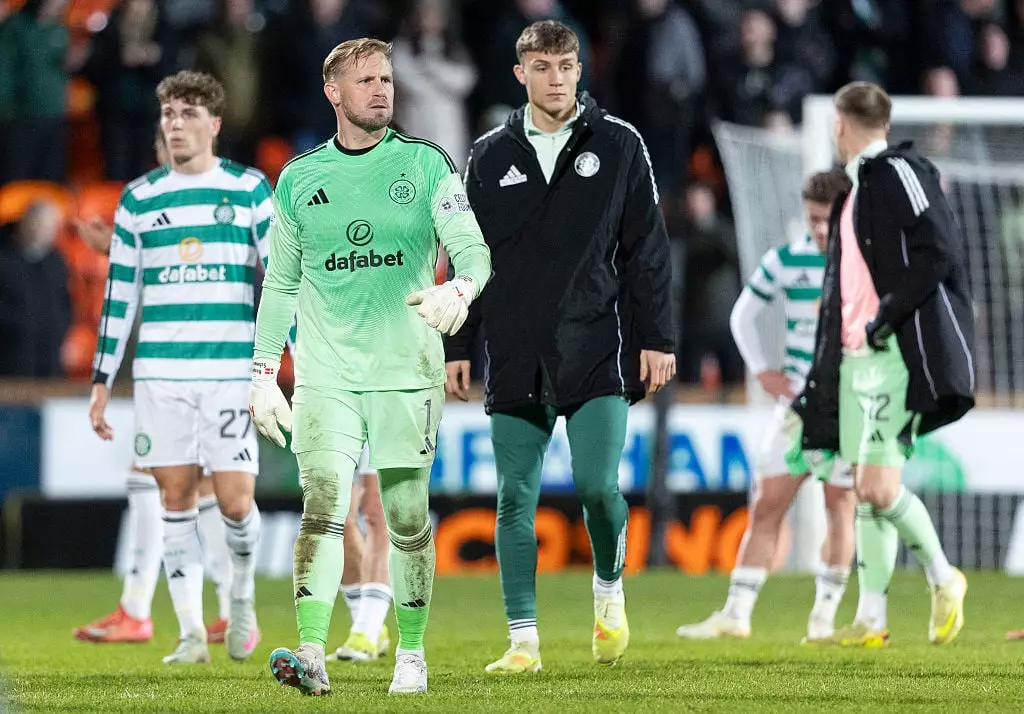 Celtic lost against Dundee United (Credit:Getty)